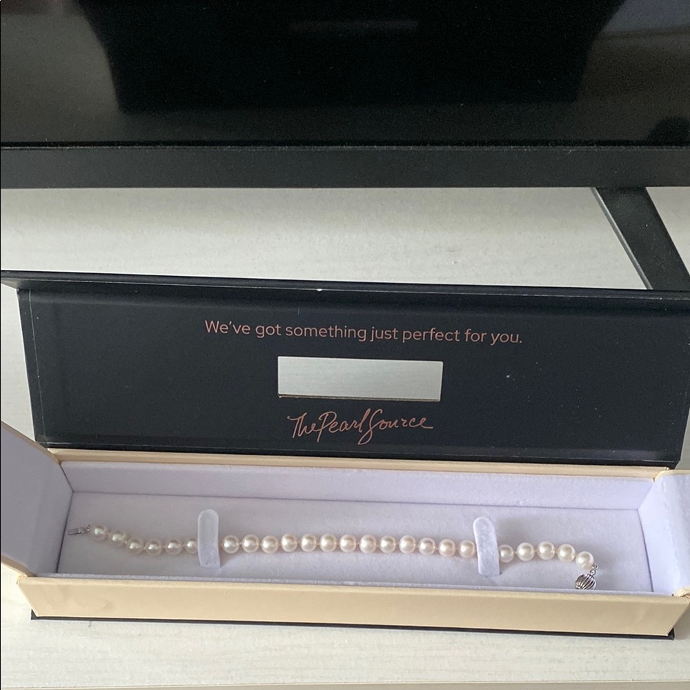 New The Pearl Source Cultured Pearl bracelet 9 inches